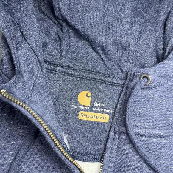 Carhartt Relaxed Fit Hoodie Sweatshirt Size S (4-6) - Picture 4 of 5